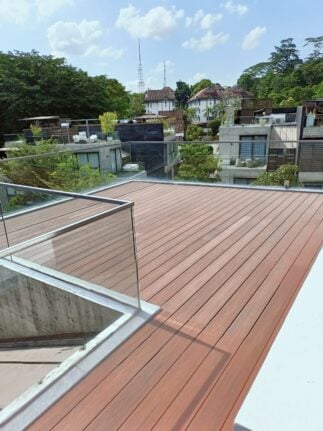 FirmaDeck outdoor decking Wood Plastic Composite (WPC) rooftop