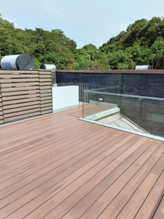 FirmaDeck outdoor decking Wood Plastic Composite (WPC) rooftop