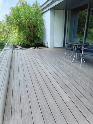 FirmaDeck outdoor decking Wood Plastic Composite (WPC) balcony