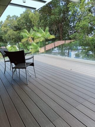 FirmaDeck outdoor decking Wood Plastic Composite (WPC) balcony
