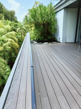 FirmaDeck outdoor decking Wood Plastic Composite (WPC) balcony