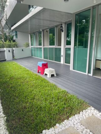 FirmaDeck outdoor decking Wood Plastic Composite (WPC) balcony